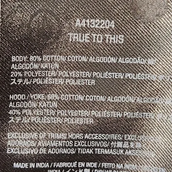 Volcom Forzee Hoodie Mens Med Black Pullover Slim Fit  school outdoor - Picture 11 of 12